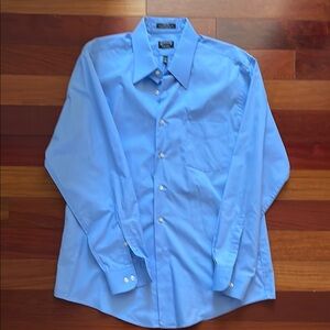 Men's Blue Dress Shirt